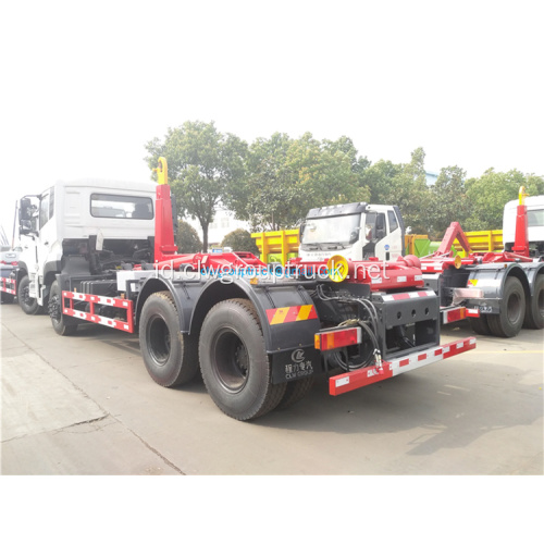 6x4 Load Hook Lift Truk Sampah yang Dapat Dilepas